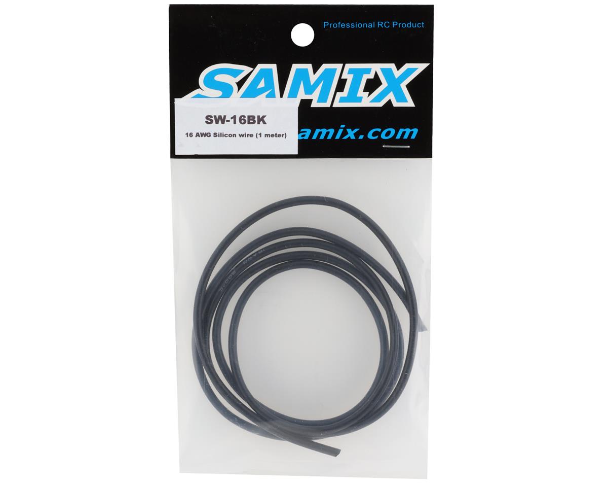 Samix Silicon Wire (Black) (1 Meter) (16AWG)