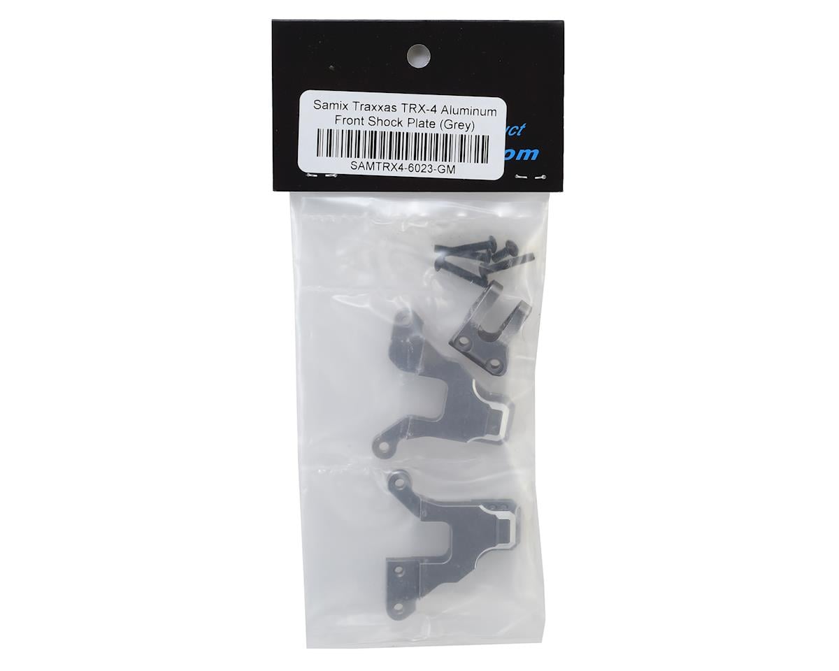 Samix Aluminum Front Shock Plate for Traxxas TRX-4 (Grey)