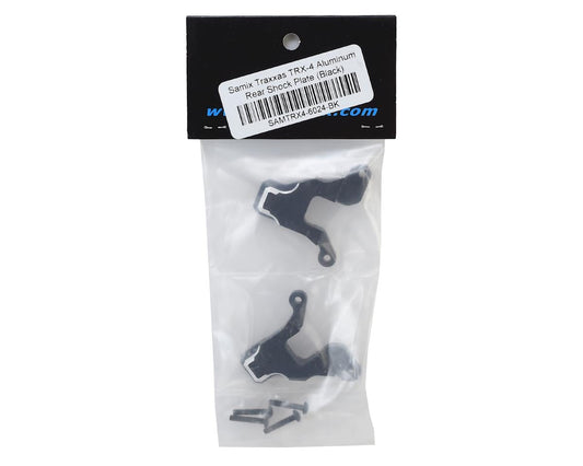 Samix Aluminum Rear Shock Plate for Traxxas TRX-4 (Black)