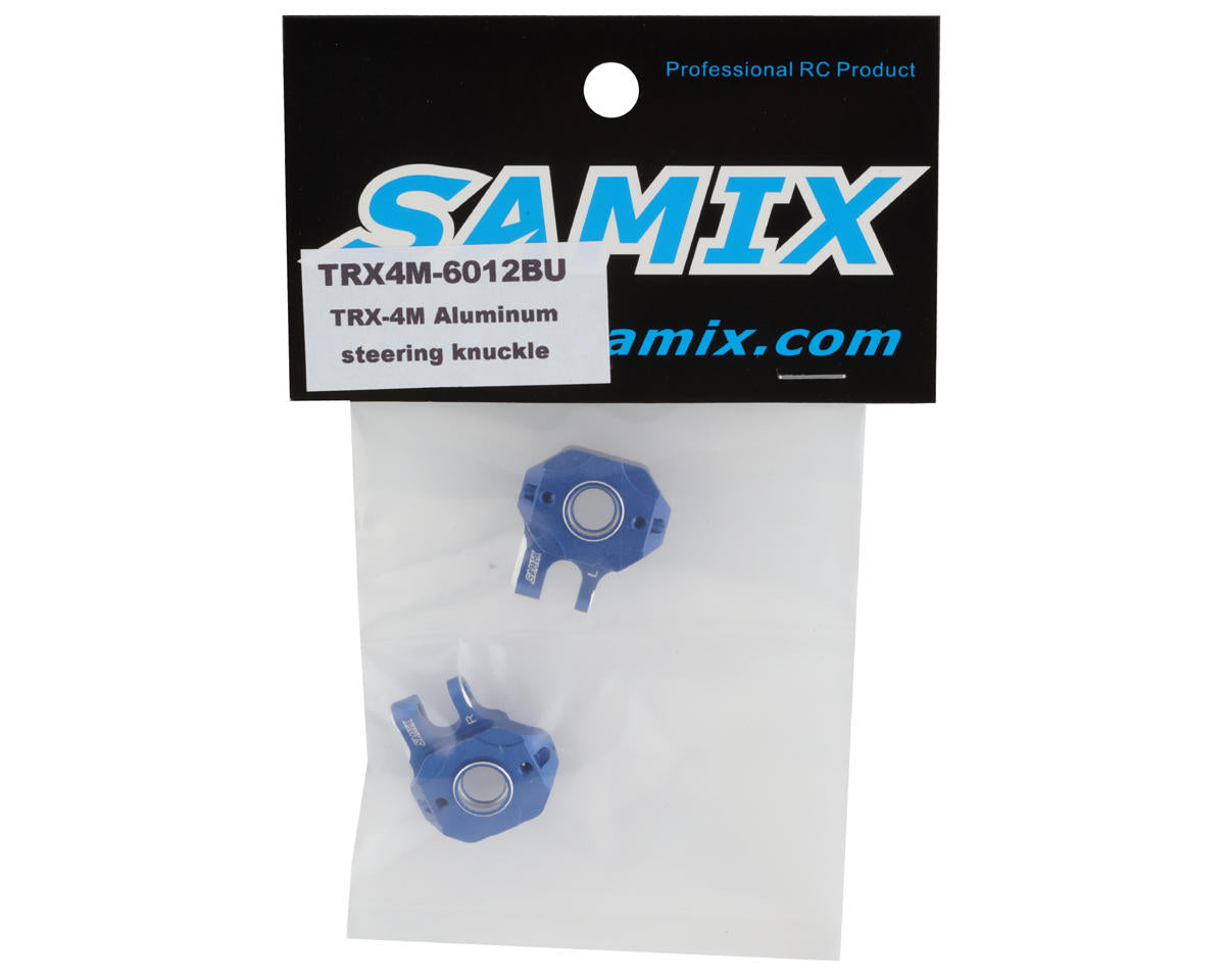 Samix Aluminum Steering Knuckles for Traxxas TRX-4M (Blue) (2)