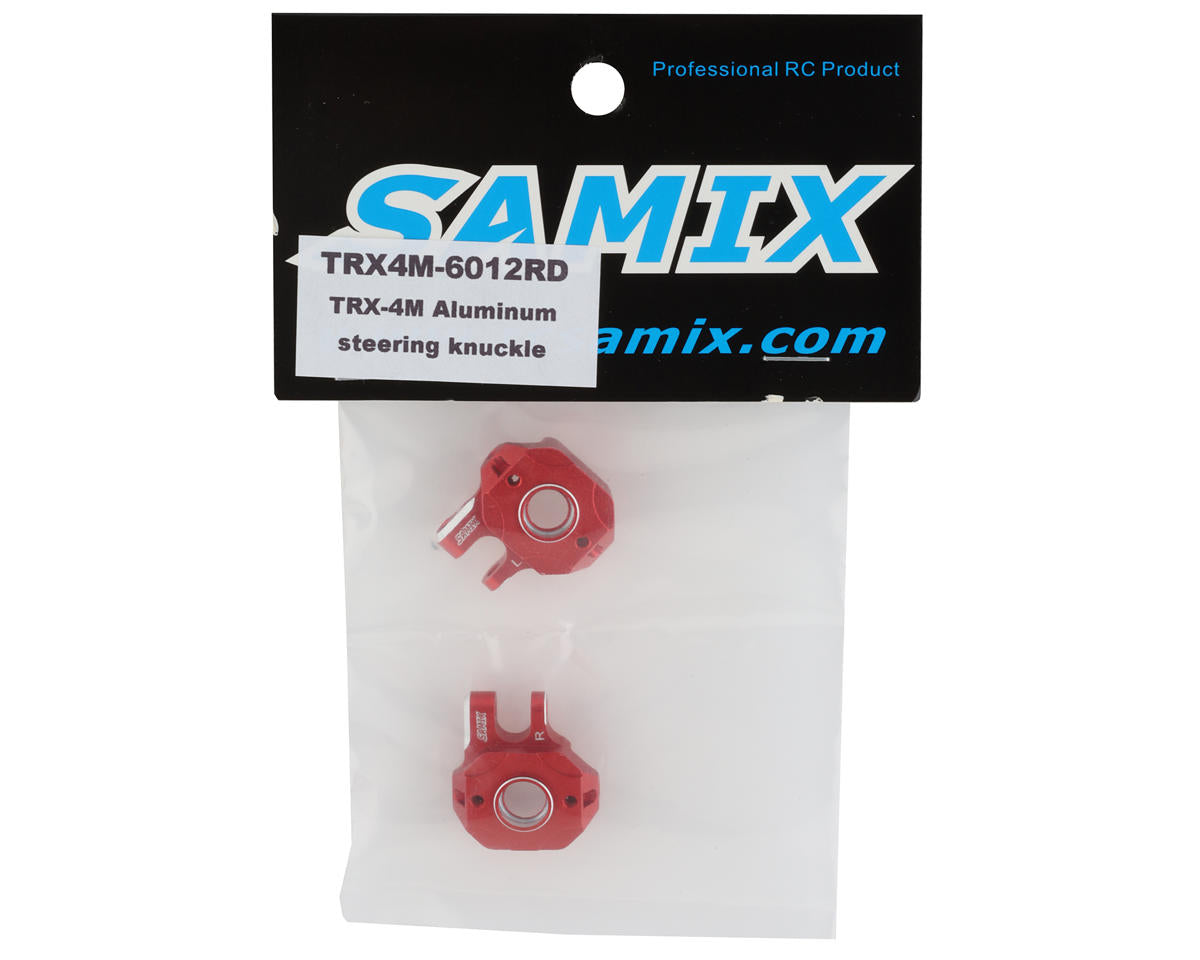 Samix Aluminum Steering Knuckles for Traxxas TRX-4M (Red) (2)