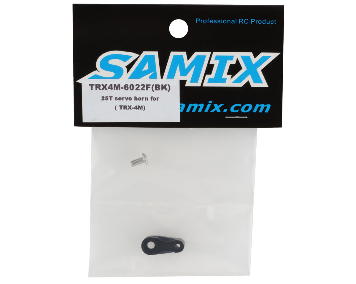 Samix Aluminum Servo Horn for Traxxas TRX-4M (Black) (25T)