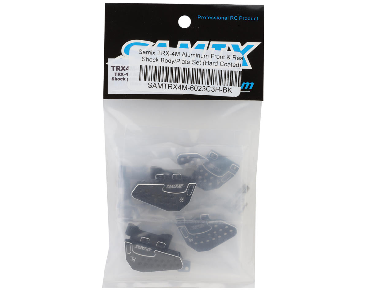 Samix Aluminum Shock Bodies & Mounts for Traxxas TRX-4M (Hard Coated)