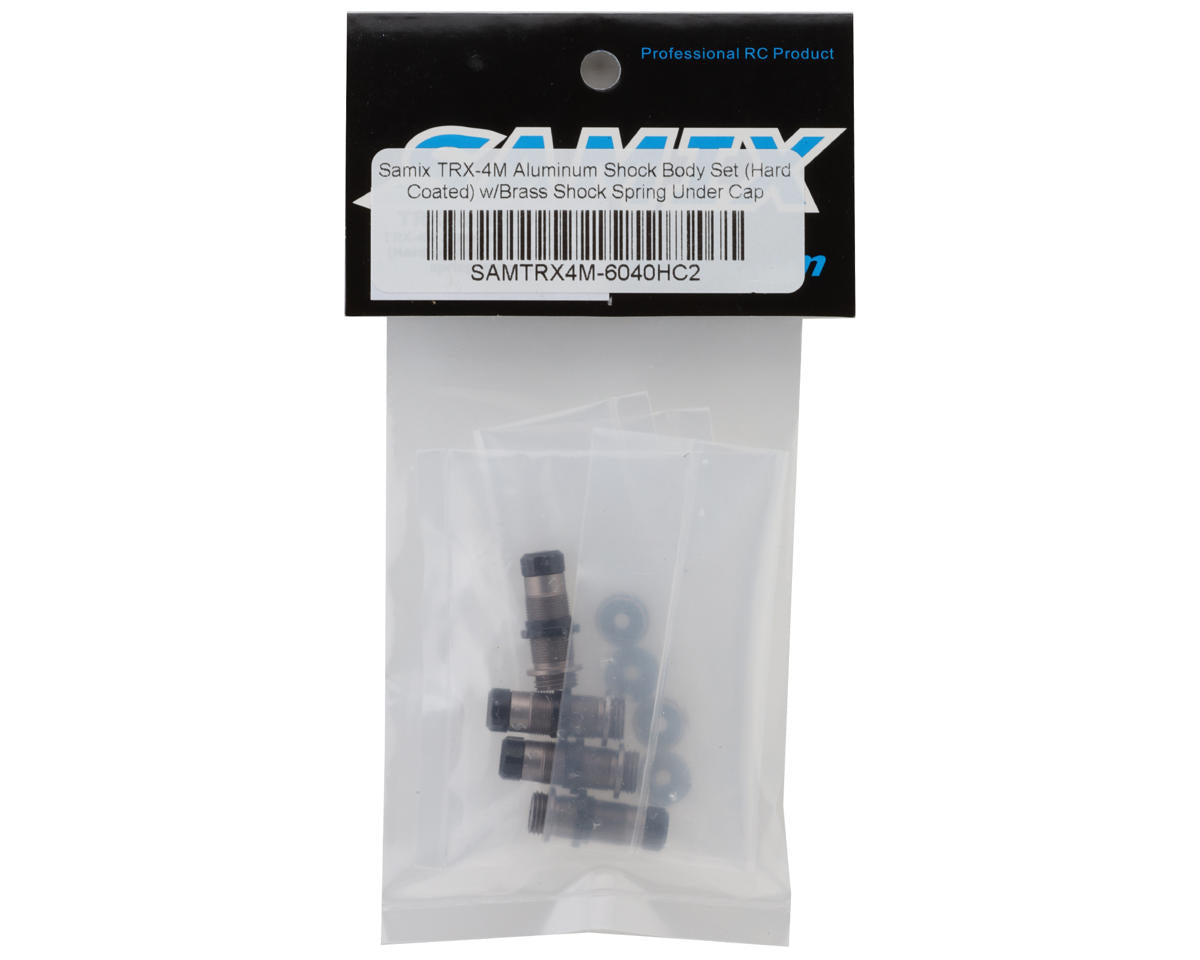 Samix Aluminum Threaded Shock Bodies for Traxxas TRX-4M (Hard Coated) (4)