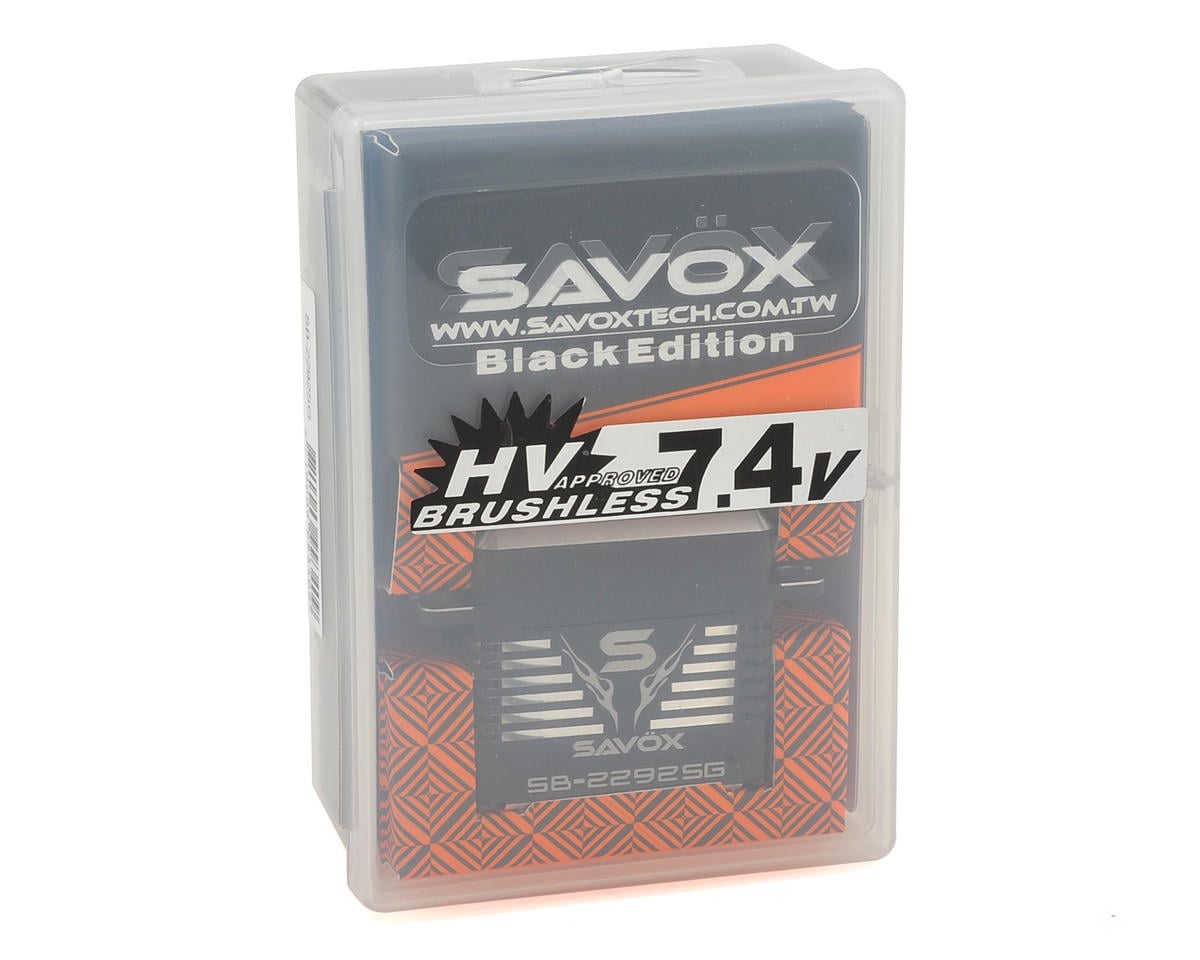 Savox SB-2292SG Black Edition Aluminum "Monster Torque" Brushless Steel Gear