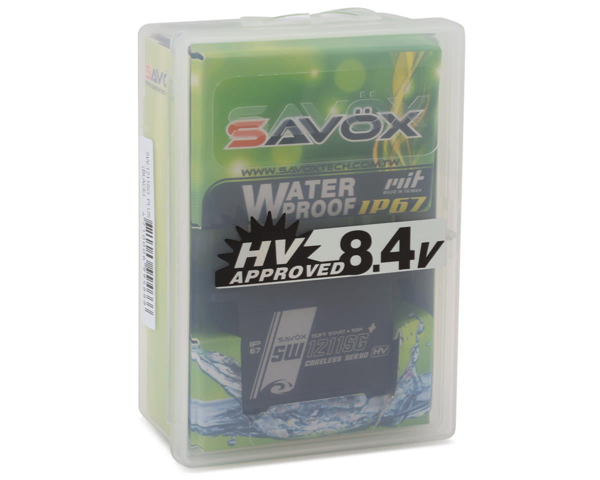 Savox SW-1211SGP Black Edition Hybrid Waterproof Steel Gear Digital Servo