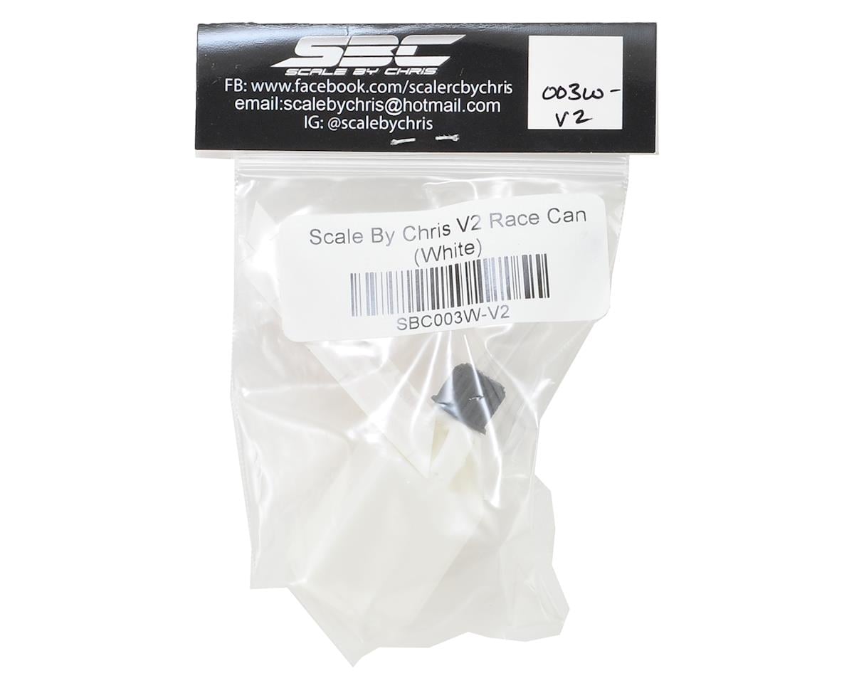 Scale By Chris V2 Race Can (White)