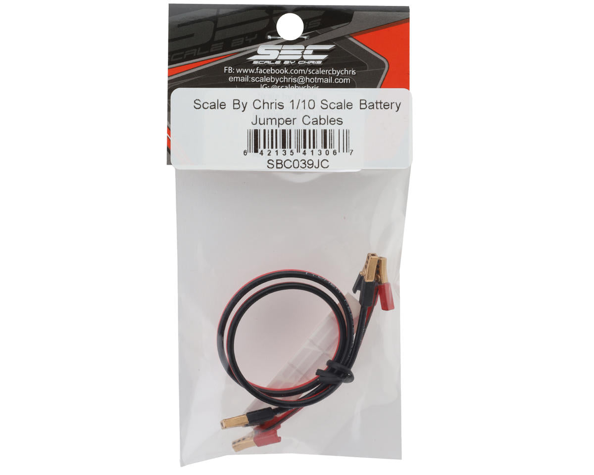 Scale By Chris 1/10 Scale Battery Jumper Cables Scale Accessory