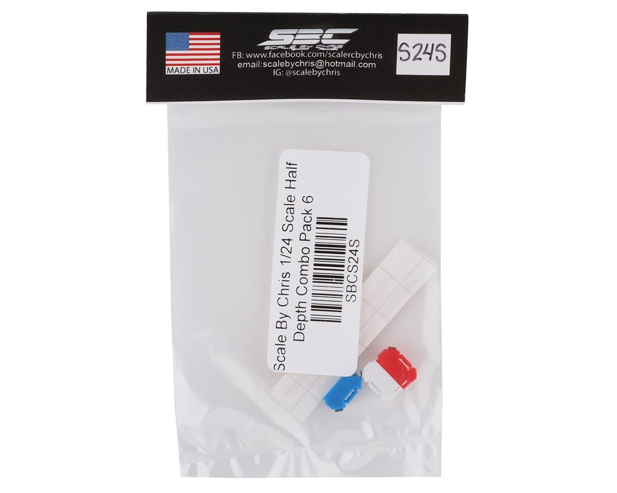 Scale By Chris 1/24 Scale Half Depth Combo Pack 6
