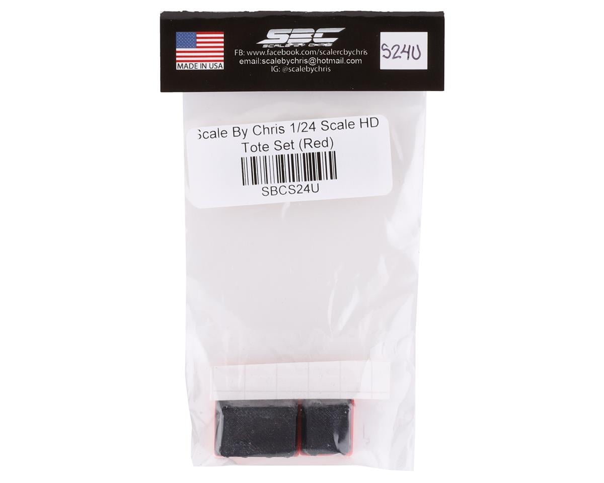 Scale By Chris 1/24 Scale HD Tote Set (Red)