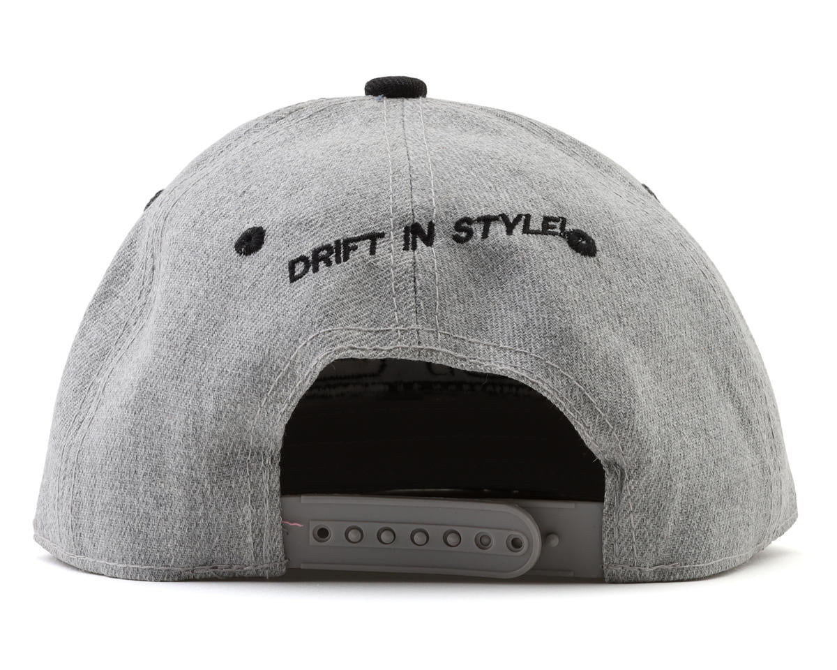 Sideways RC Snapback Flat Bill Hat (Grey) (One Size Fits Most)