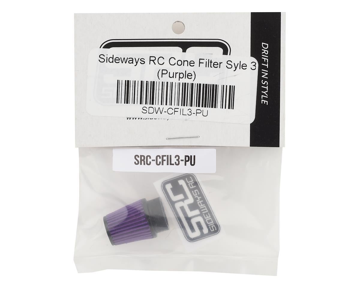 Sideways RC Scale Drift Cone Air Filter (Purple) (Style 3)