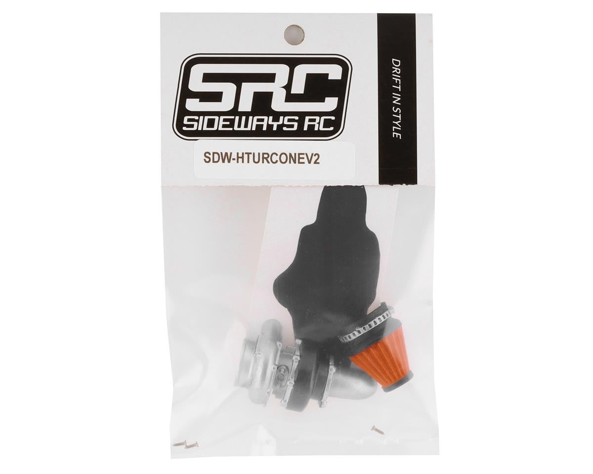 Sideways RC Scale Drift Half Turbo 2 w/Cone Filter (Orange)