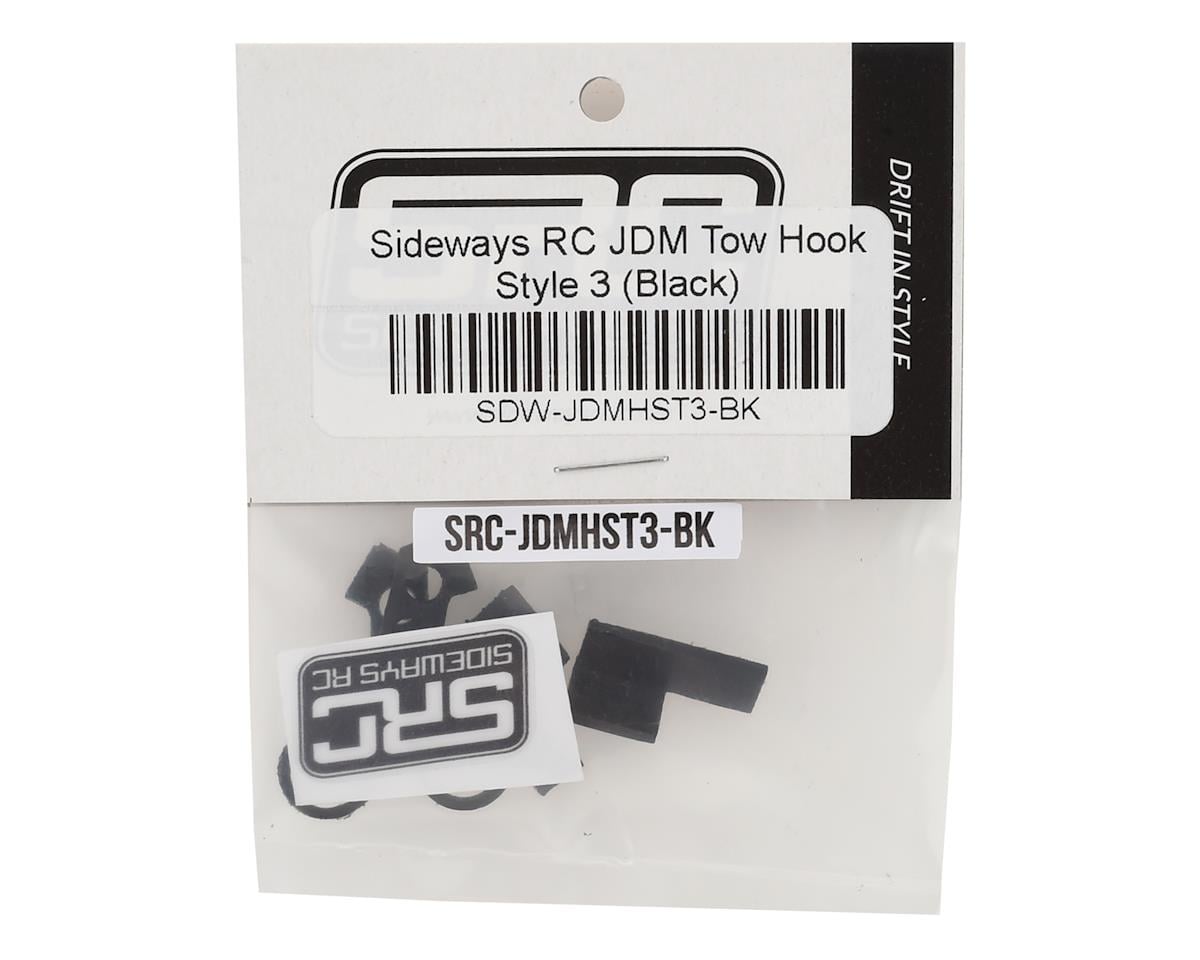 Sideways RC Scale Drift JDM Tow Hook (Black) (2) (Style 3)