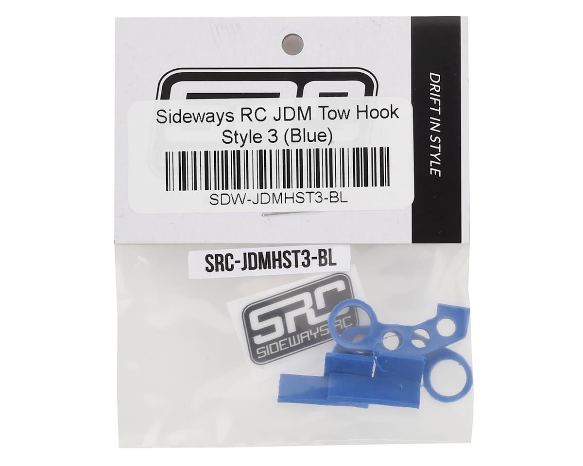 Sideways RC Scale Drift JDM Tow Hook (Blue) (2) (Style 3)