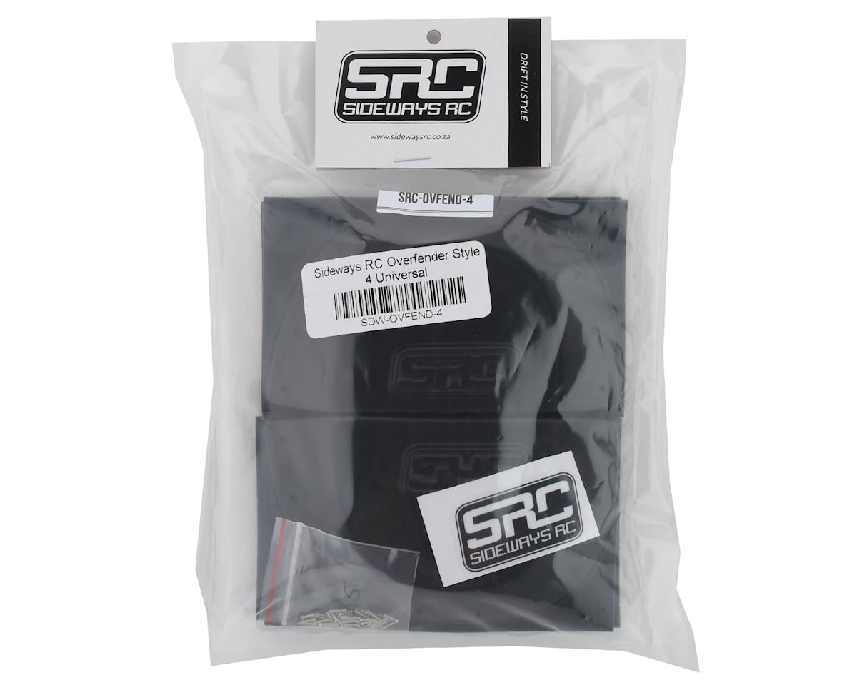 Sideways RC Scale Drift Universal Overfender (Black) (Style 4)