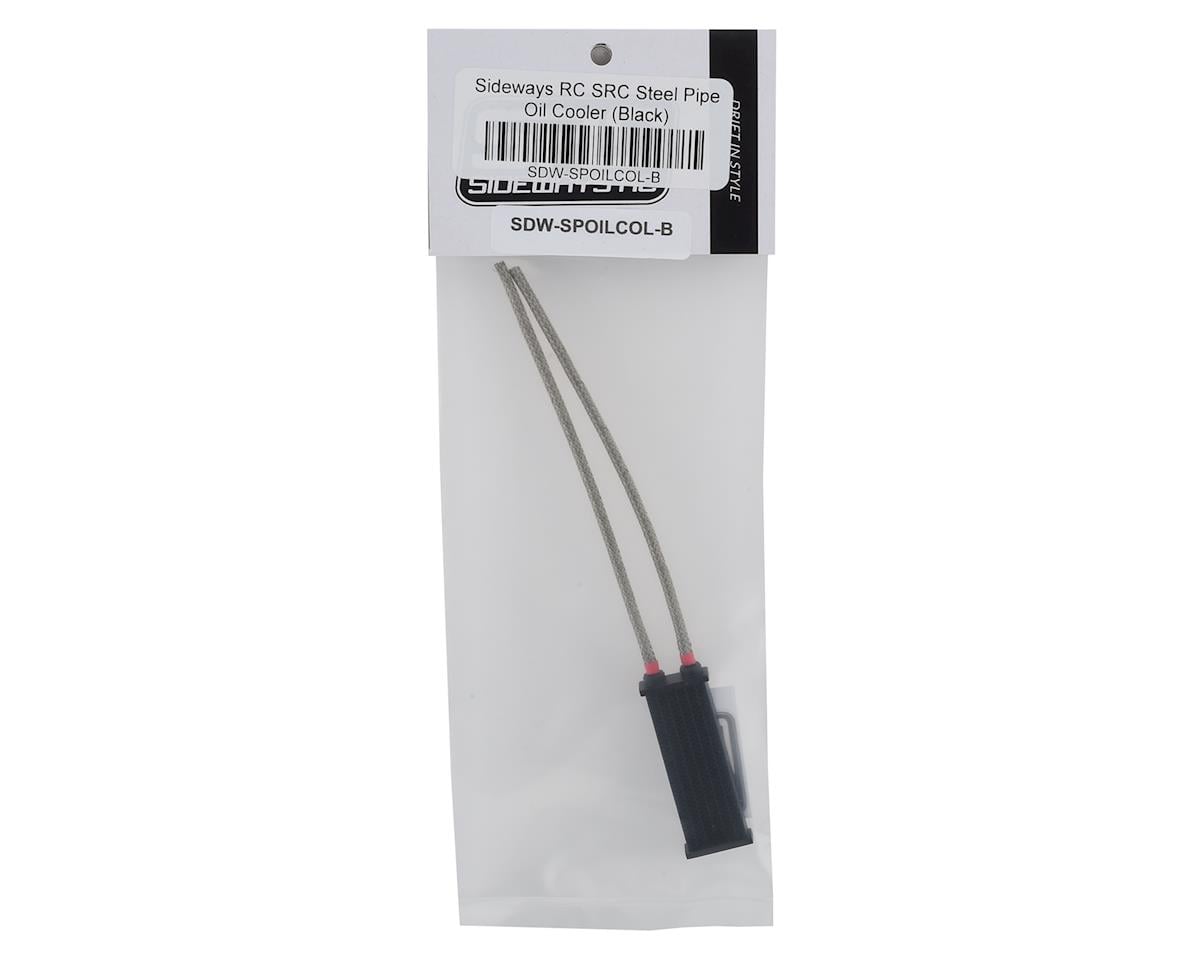 Sideways RC Scale Drift Steel Pipe Oil Cooler (Black)
