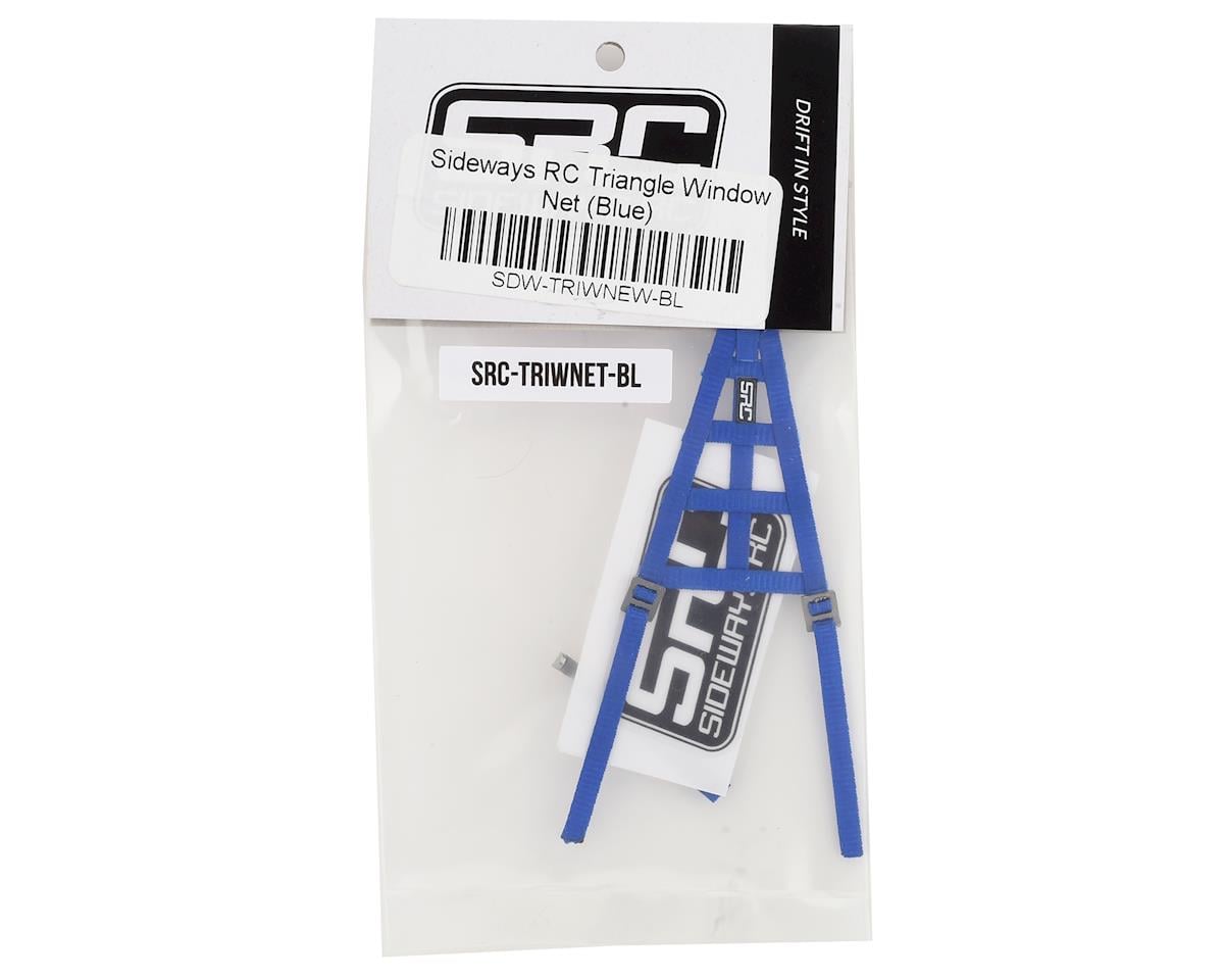 Sideways RC Scale Drift Triangle Window Net (Blue)