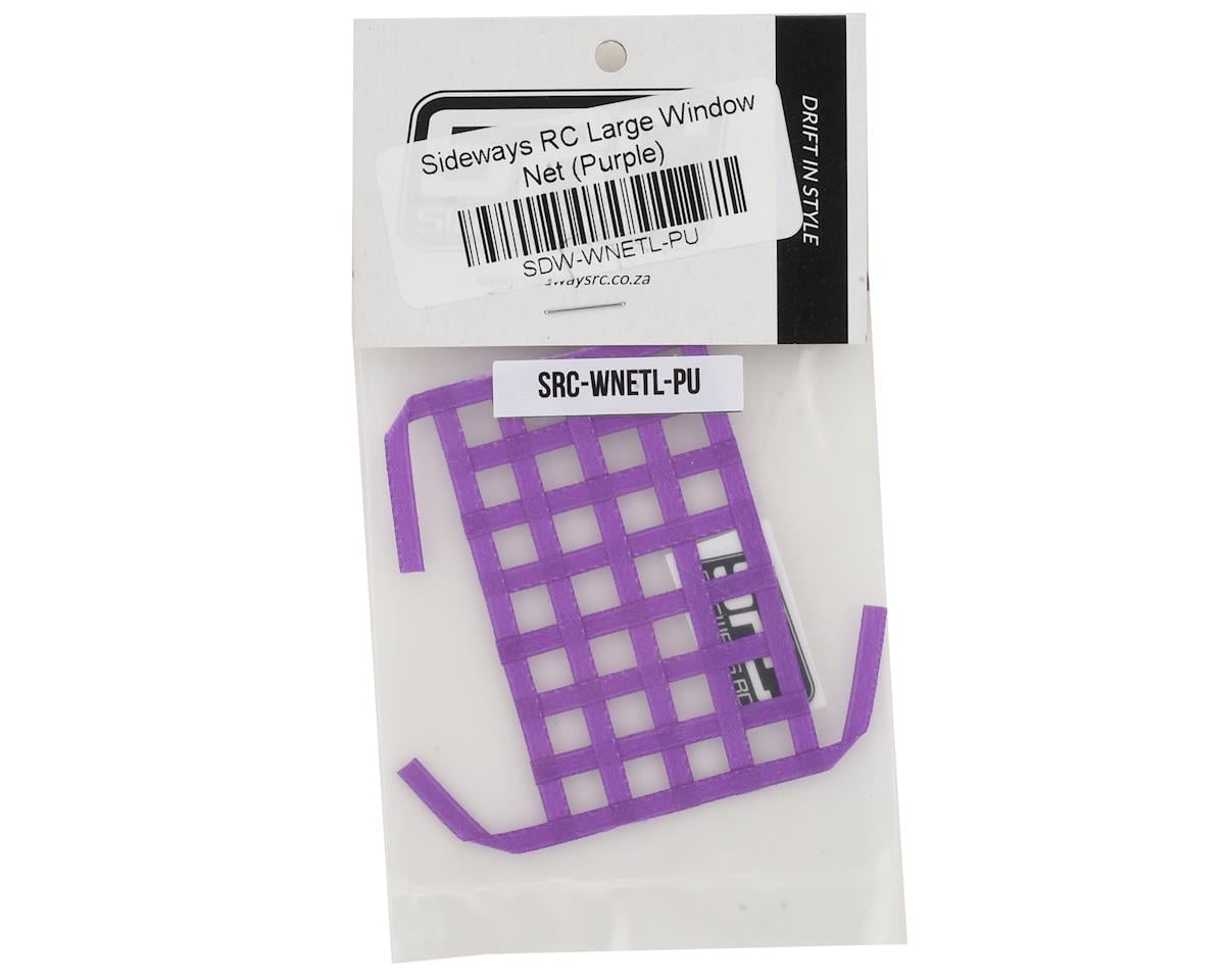 Sideways RC Scale Drift Window Net (Purple) (Large)