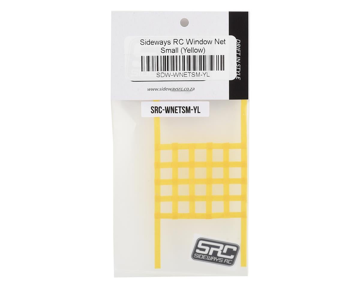 Sideways RC Scale Drift Window Net (Yellow) (Small)