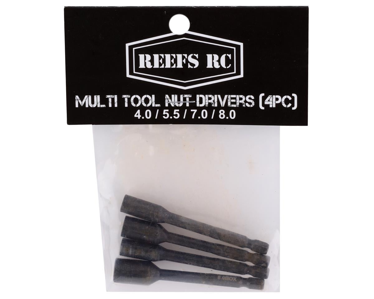 Reefs RC Multitool Metric Nut Driver Bits (4)