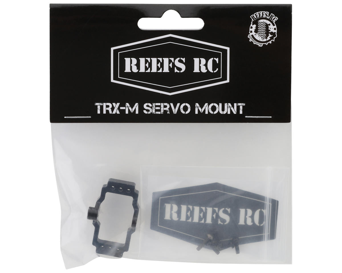 Reefs RC Aluminum Servo Mount for Traxxas TRX-M (Black)