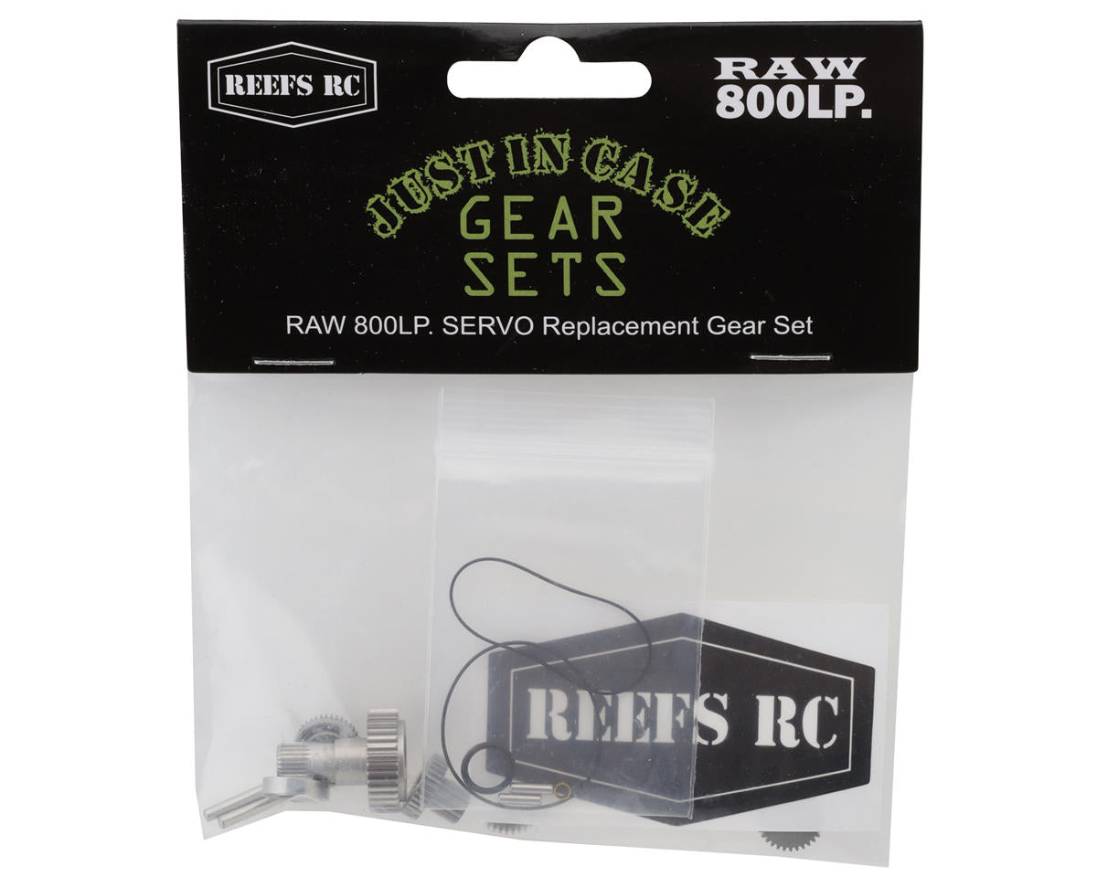 Reefs RC "RAW800LP." Servo Gear Set