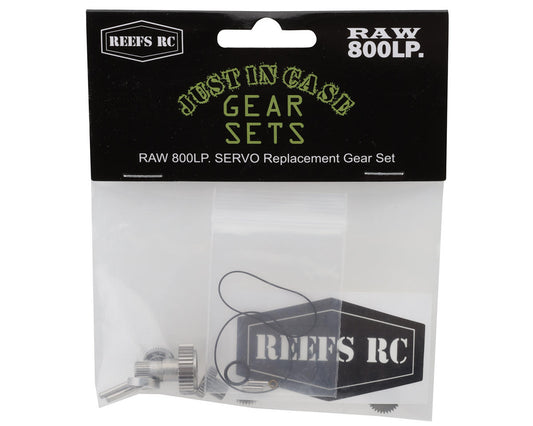 Reefs RC "RAW800LP." Servo Gear Set