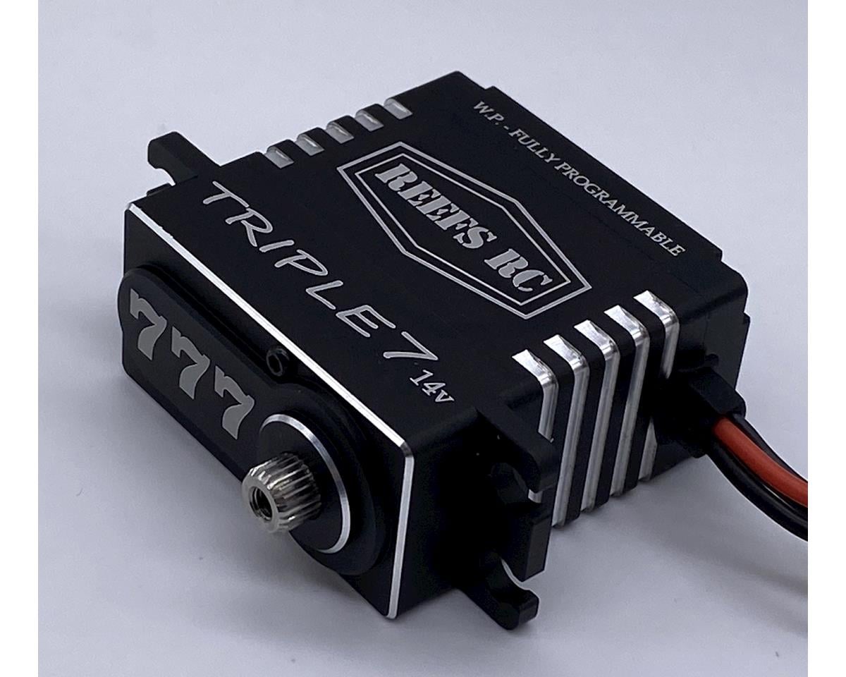 Reefs RC Triple7 14V Programable High Torque Steel Gear Digital Servo