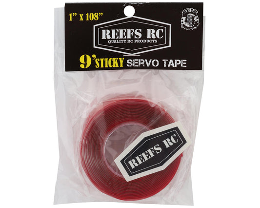 Reefs RC 9' Clear Sticky Double Sided (1"x108") Servo Tape