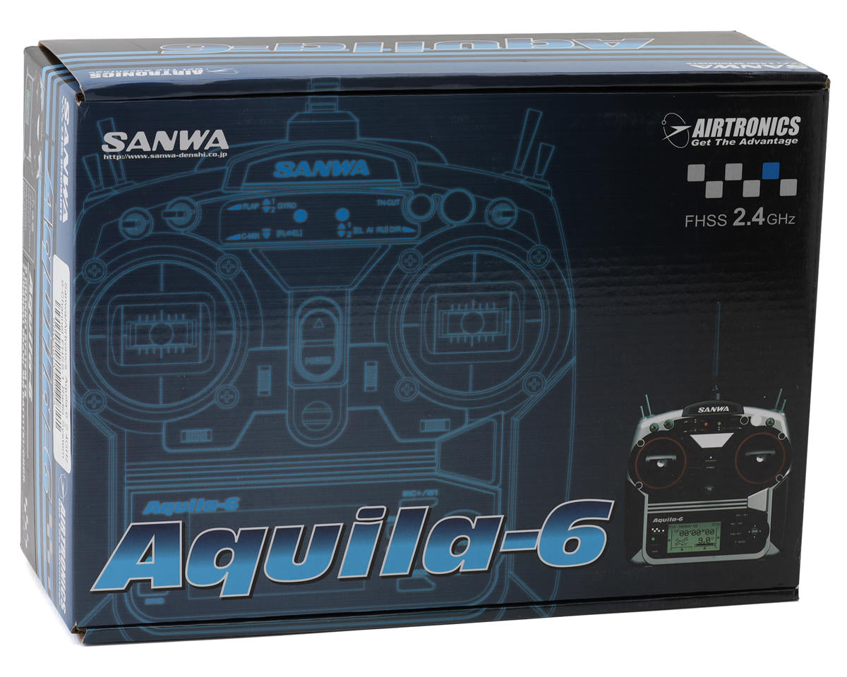 Sanwa/Airtronics Aquila-6 2.4GHz 6-Channel FHSS-1 Radio System