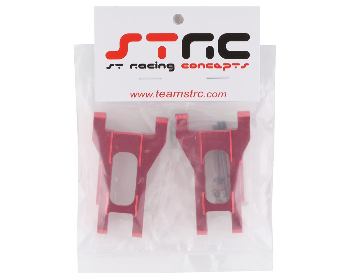 ST Racing Concepts Aluminum Toe-In Rear Arms for Traxxas Drag Slash (Red)