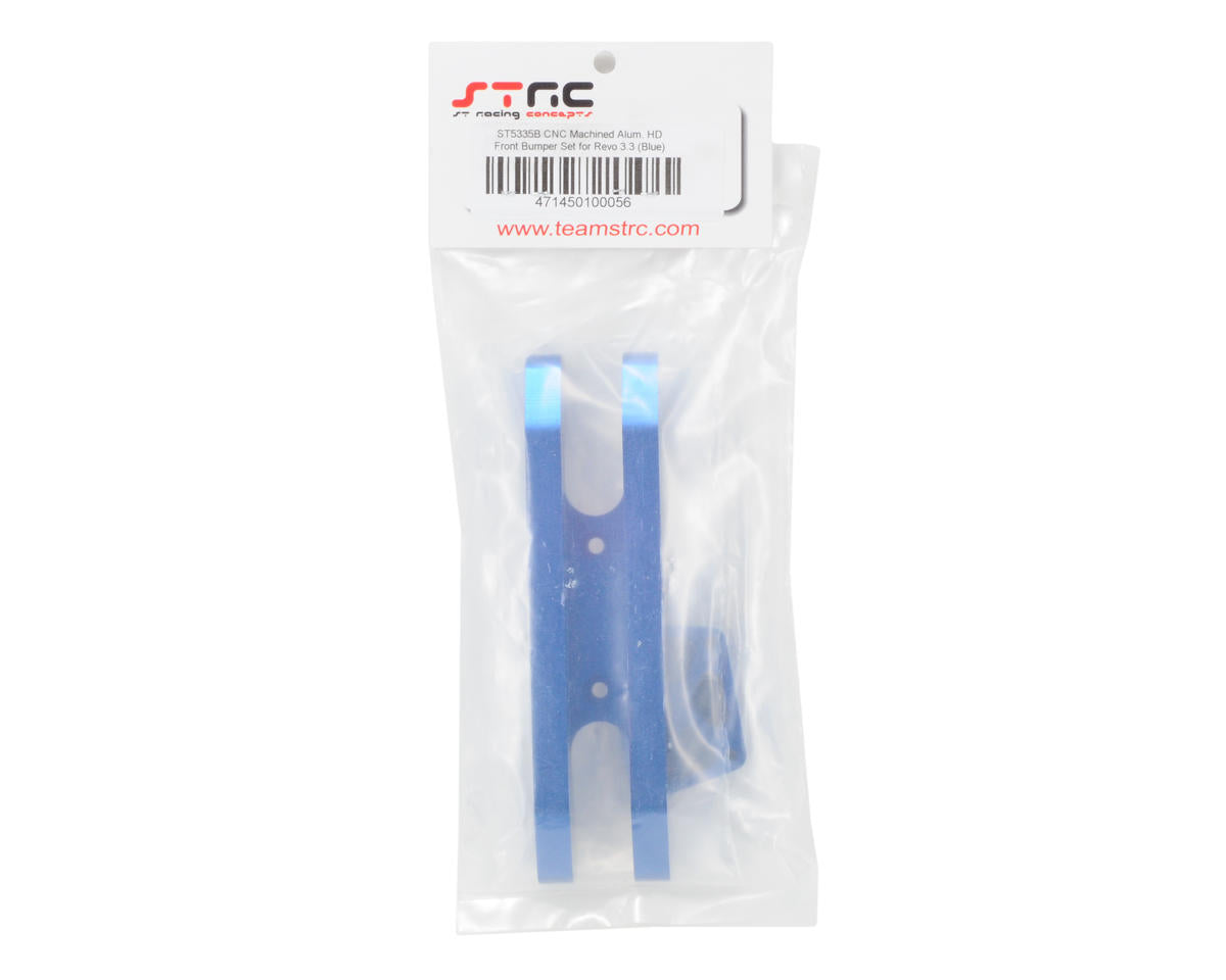 ST Racing Concepts Two Piece Front Bumper for Traxxas E-Revo (Blue)