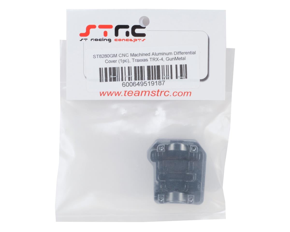 ST Racing Concepts Aluminum Differential Cover for Traxxas TRX-4 (Gun Metal)