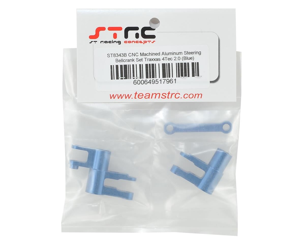 ST Racing Concepts Aluminum Steering Bellcrank for Traxxas 4Tec 2.0 (Blue)