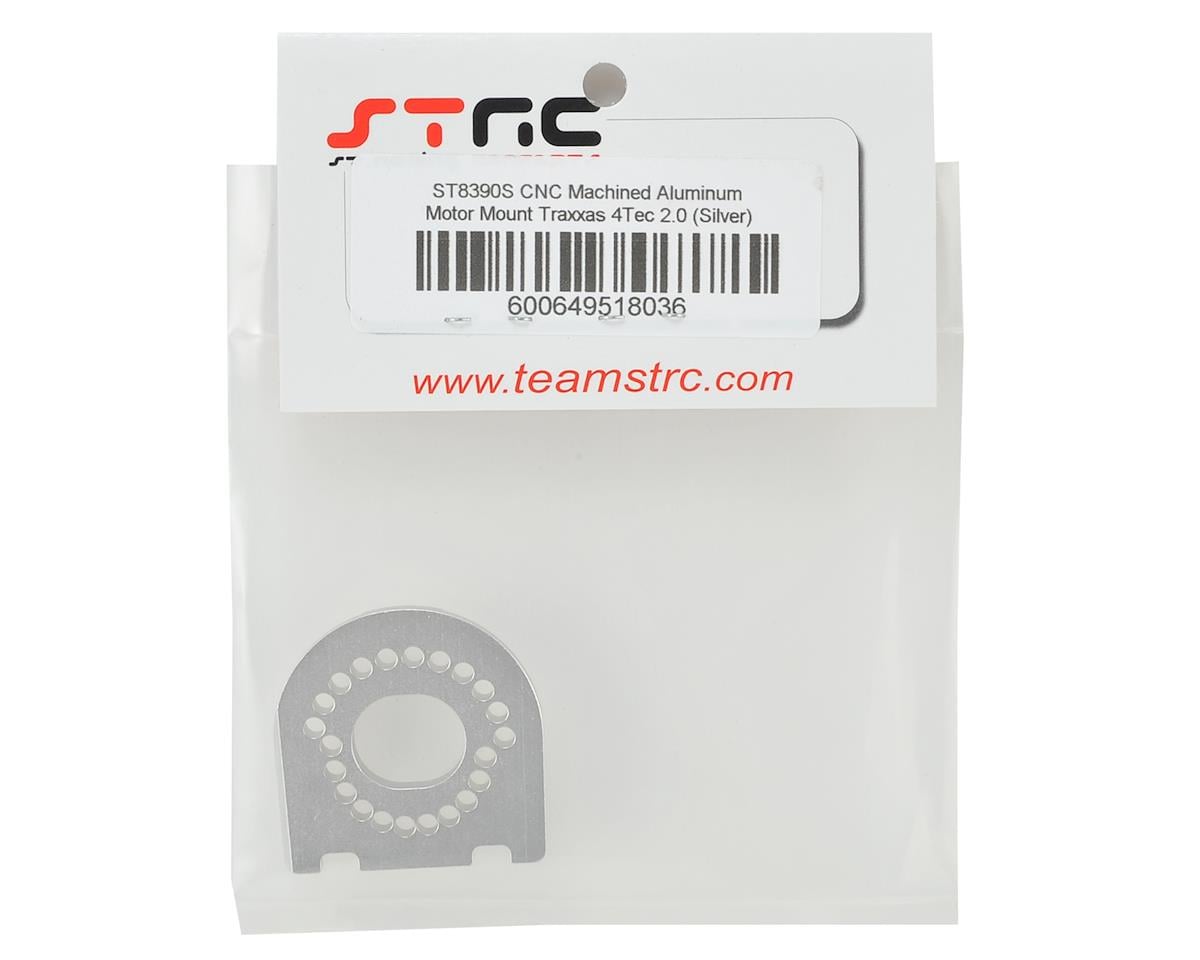 ST Racing Concepts Aluminum Center Motor Mount for Traxxas 4Tec 2.0 (Silver)