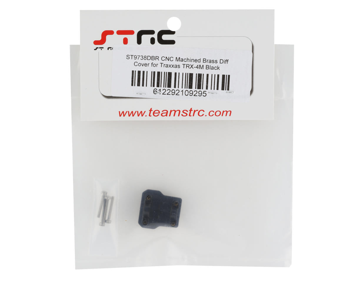 ST Racing Concepts Brass Differential Cover for Traxxas TRX-4M (Black) (7g)
