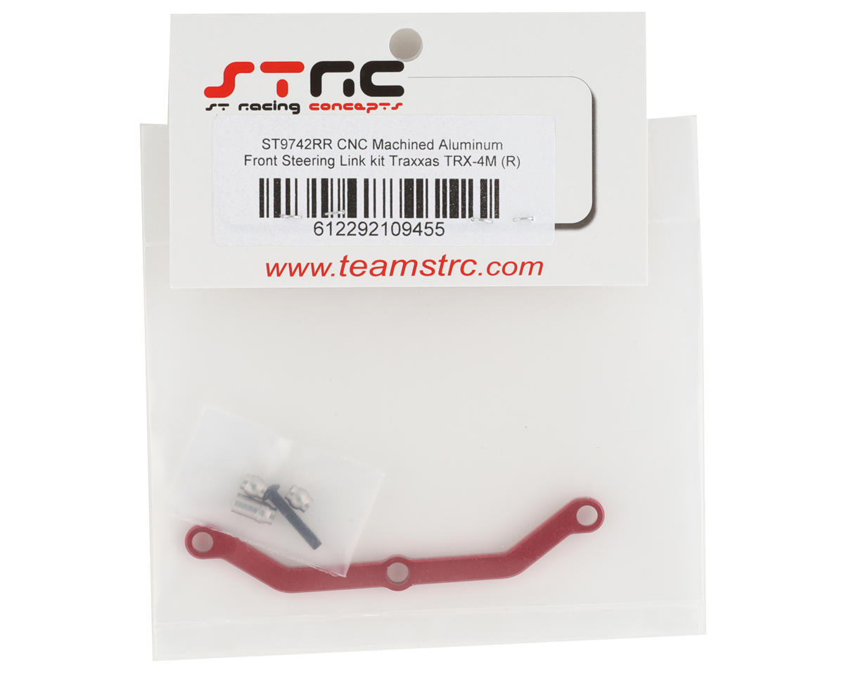 ST Racing Concepts Aluminum Front Steering Link for Traxxas TRX-4M (Red)