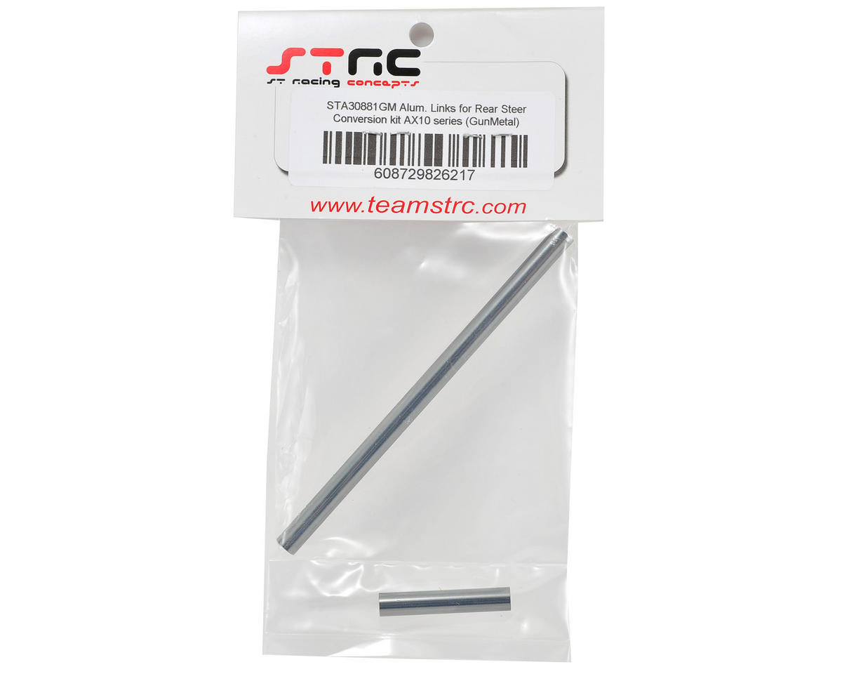 ST Racing Concepts Aluminum Links for Rear Steer Conversion (Gun Metal)