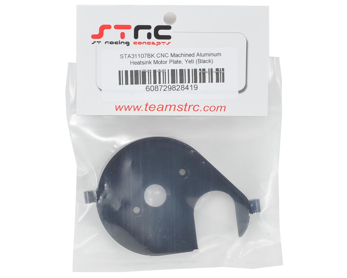ST Racing Concepts Aluminum Heatsink Motor Plate (Black)