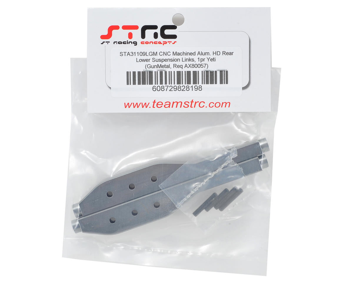 ST Racing Concepts Aluminum HD Rear Lower Suspension Link Set (Gun Metal)