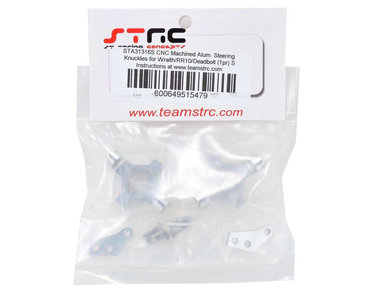 ST Racing Concepts Wraith/RR10 Aluminum Steering Knuckle Set (2) (Silver)