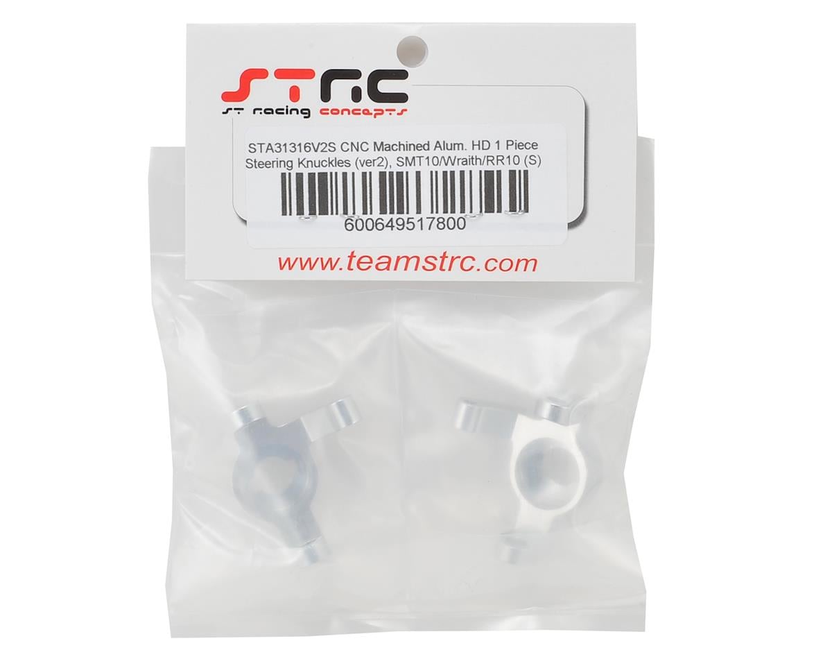 ST Racing Concepts Wraith/RR10 Aluminum V2 Steering Knuckle Set (2) (Silver)