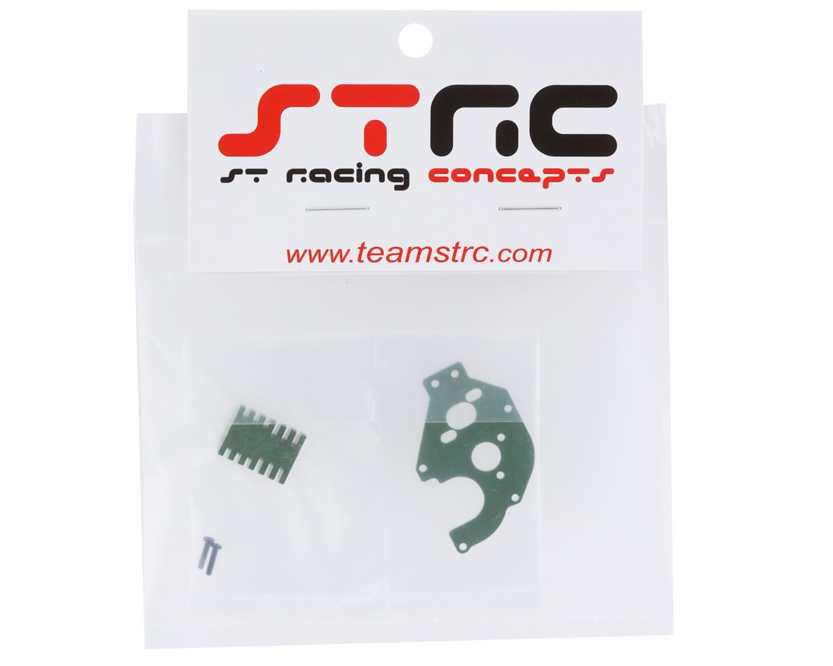 ST Racing Concepts Axial SCX24 Aluminum Motor Plate w/Heatsink (Green)