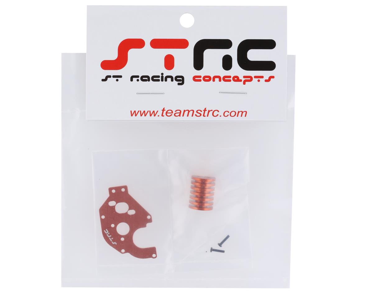 ST Racing Concepts Axial SCX24 Aluminum Motor Plate w/Heatsink (Orange)