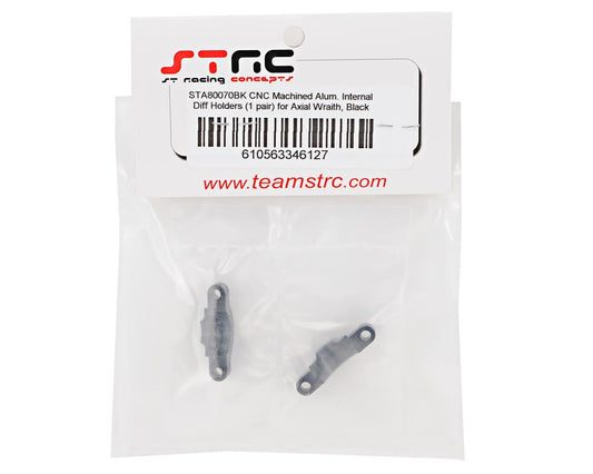 ST Racing Concepts Aluminum Internal Diff Holder Set (Black) (2)
