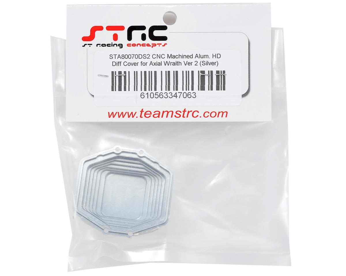 ST Racing Concepts Aluminum V2 HD Differential Cover (Silver)