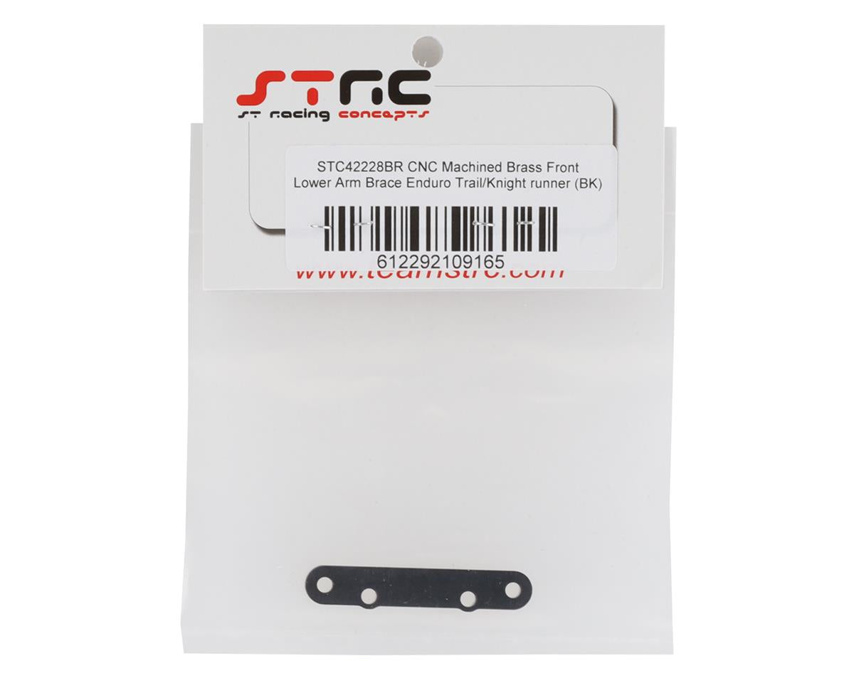 ST Racing Concepts Enduro Trailrunner Brass Front Lower Arm Brace (Black)
