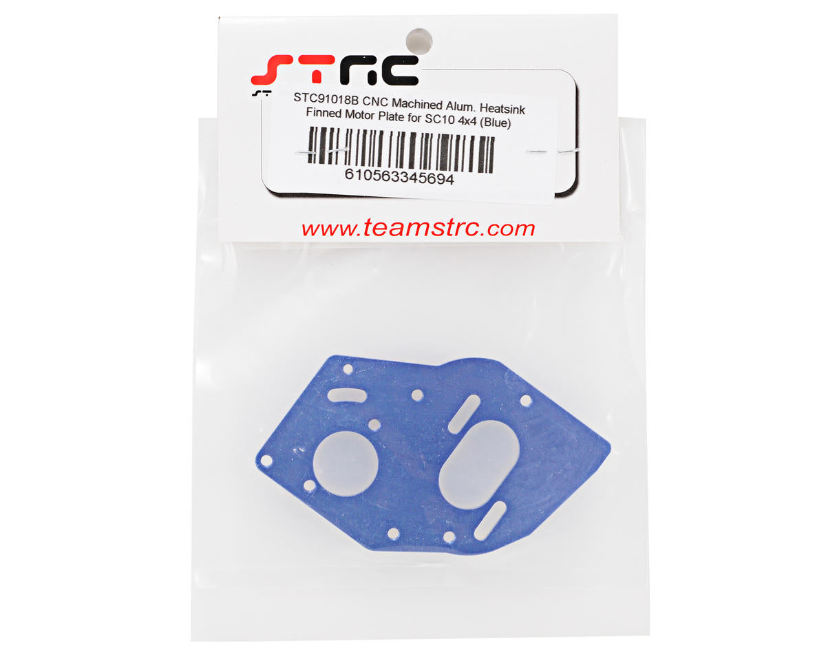 ST Racing Concepts Aluminum Heatsink Motor Plate (Blue)