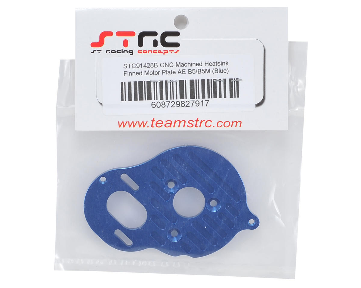 ST Racing Concepts B5/B5M Aluminum Motor Mount Plate (Blue) (4-Gear & B5)